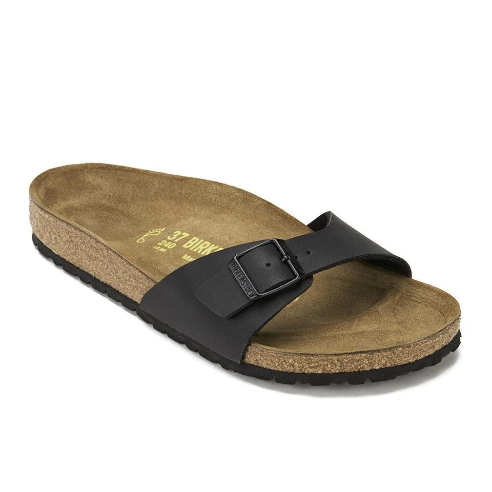 商品Birkenstock|BIRKENSTOCK WOMEN'S MADRID SLIM FIT SINGLE STRAP SANDALS - BLACK,价格¥525,第5张图片详细描述