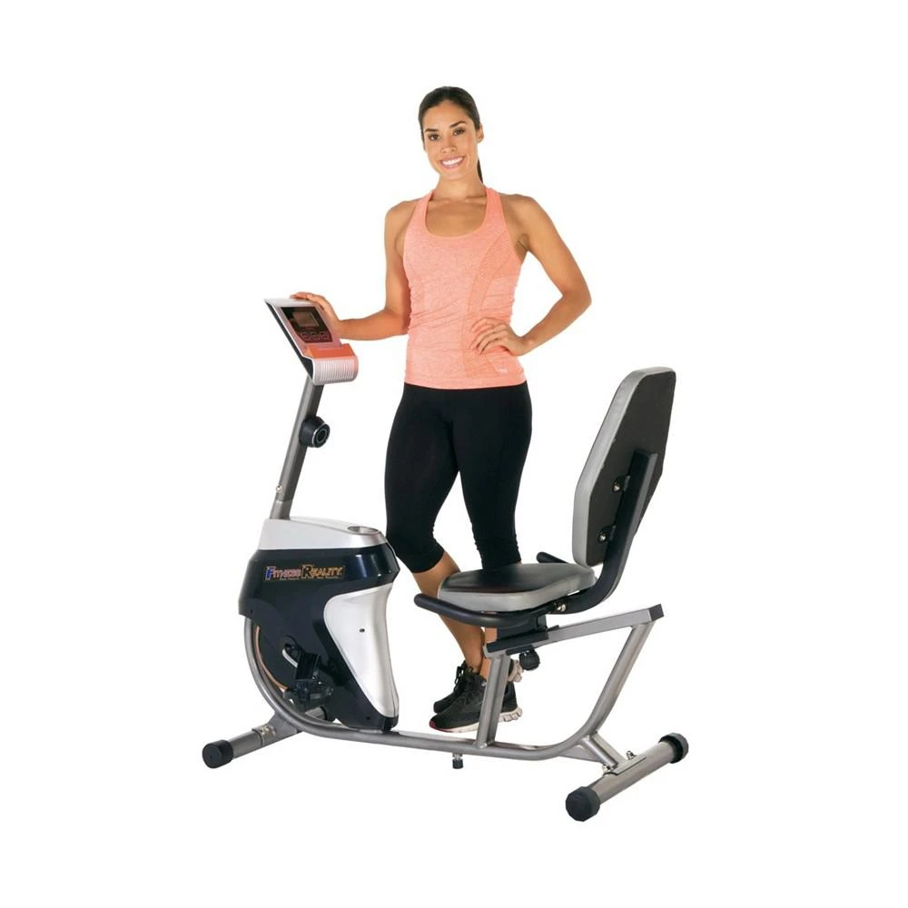 商品Fitness Reality|R4000 Magnetic Tension Recumbent Bike,价格¥2605,第3张图片详细描述