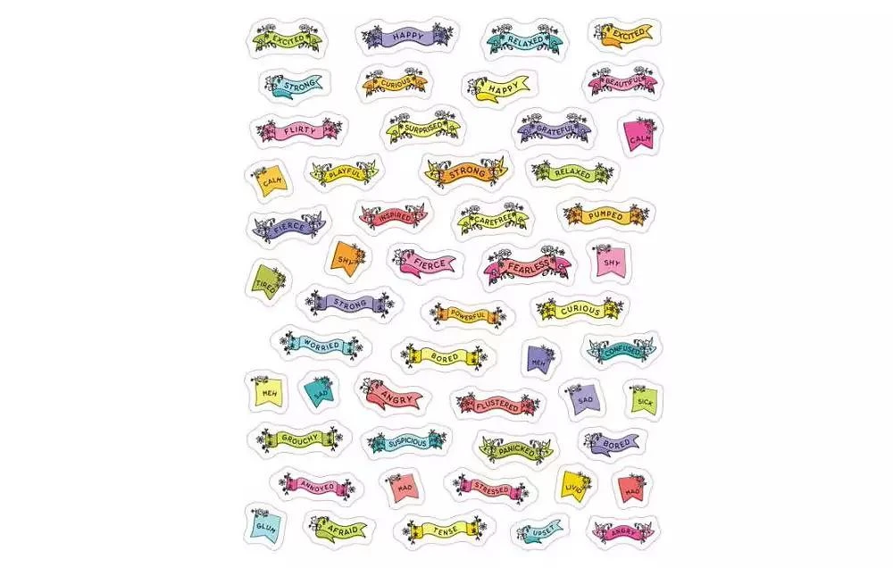 商品Barnes & Noble|So. Many. Feelings Stickers.: 2,700 Stickers for Every Mood by Pipsticks +Workman,价格¥97,第4张图片详细描述