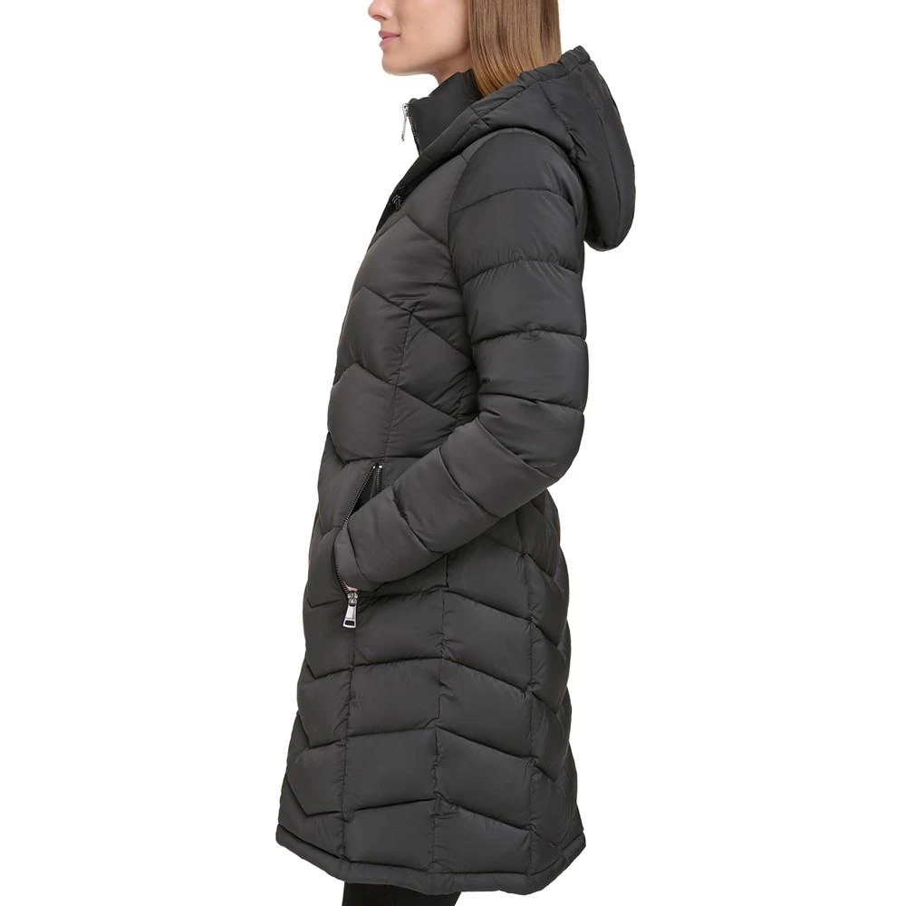 商品Calvin Klein|Women's Hooded Packable Puffer Coat,价格¥973,第3张图片详细描述