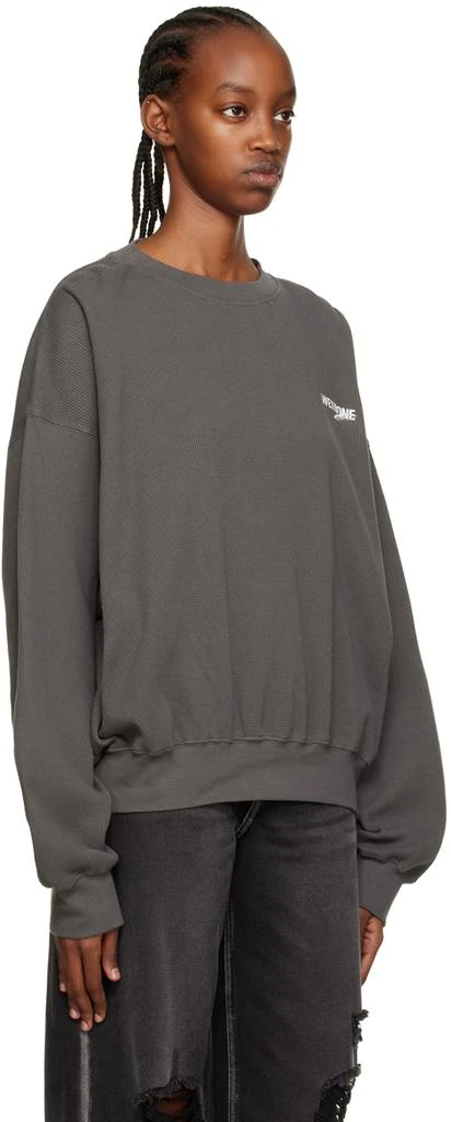 商品We11done|Gray Printed Sweatshirt,价格¥671,第2张图片详细描述