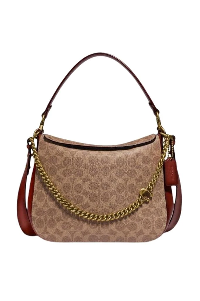 商品Coach|Coach Signature Chain Signature Leather Tan Rust Hobo Bag,价格¥3341,第1张图片
