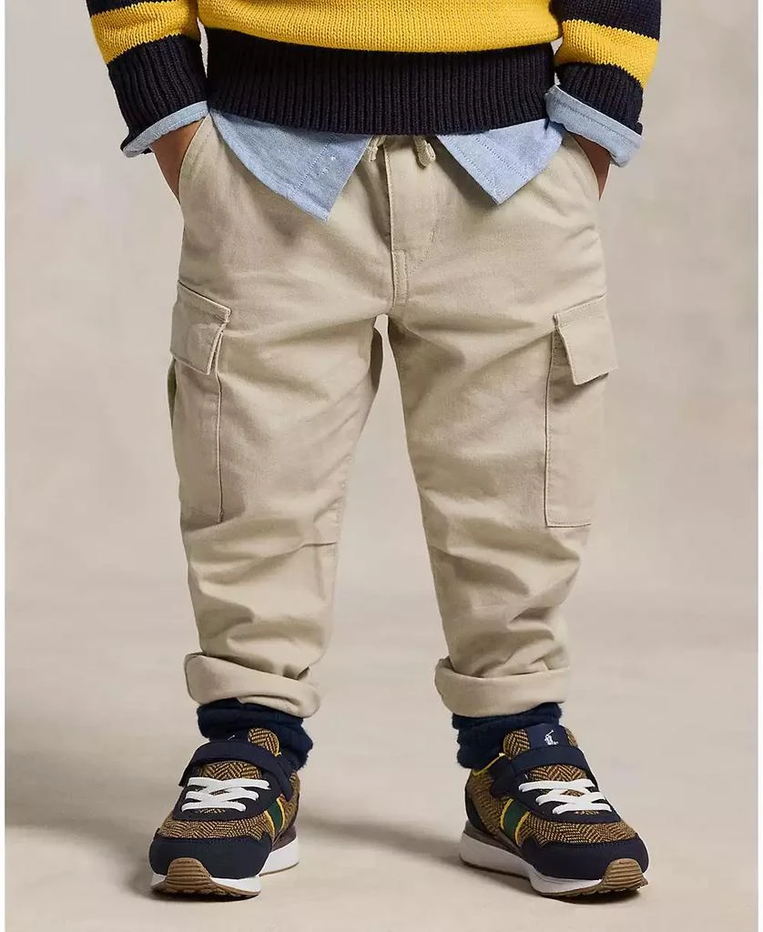 商品Ralph Lauren|Toddler and Little Boys Stretch Chino Cargo Pant,价格¥441,第1张图片
