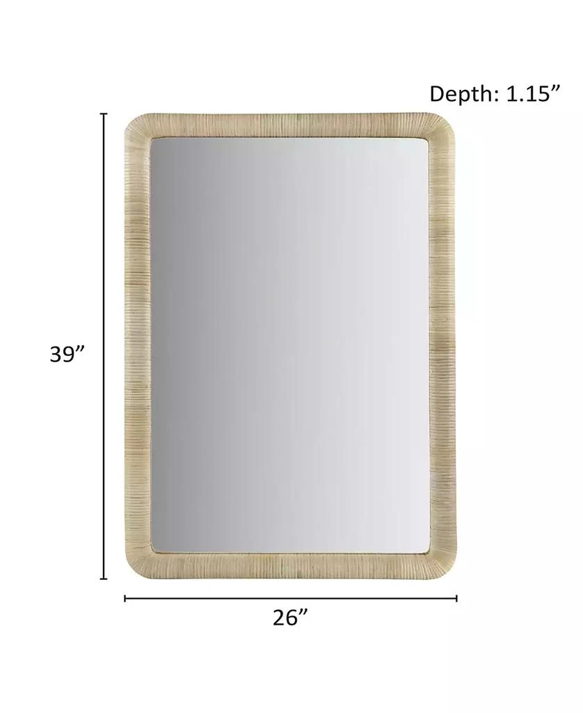 Nova Natural Rattan Rectangle Wall Mirror 商品