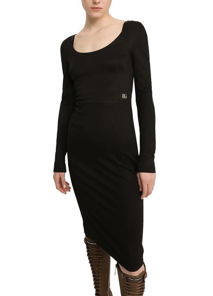 商品Dolce & Gabbana|Milano 针织中长紧身连衣裙,价格¥14880,第2张图片详细描述