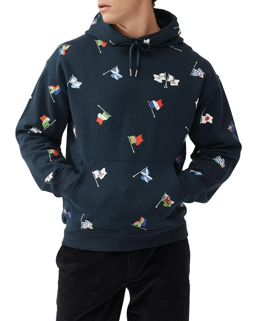 商品Rodd & Gunn|x Gilbert Ravenhill Cotton Printed Classic Fit Hoodie,价格¥739,第1张图片