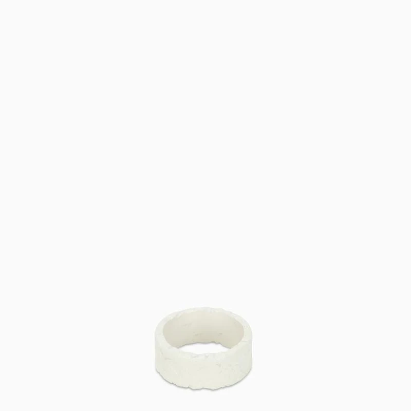 商品NOVE25|Nove25 White Materic band ring,价格¥982,第3张图片详细描述