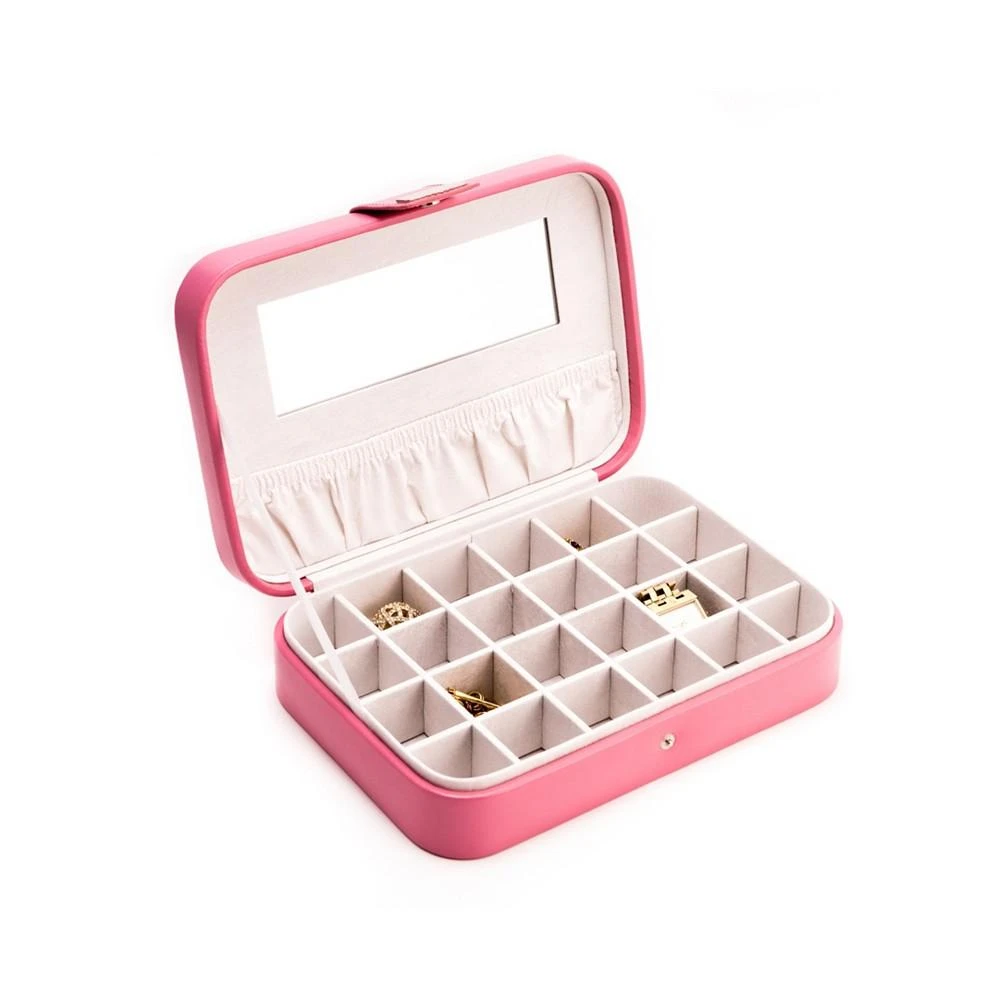 商品Bey-Berk|24 Section Jewel Case with Mirror, Soft Velour Lining and Snap Closure,价格¥1000,第1张图片