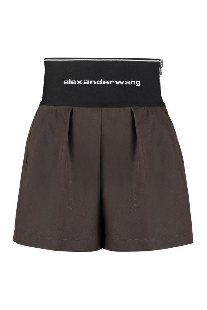 Alexander Wang Logo Detailed High Waist Shorts商品第1张图片规格展示