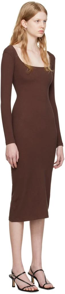 商品Gil Rodriguez|Brown 'El Tigre' Midi Dress,价格¥540,第2张图片详细描述