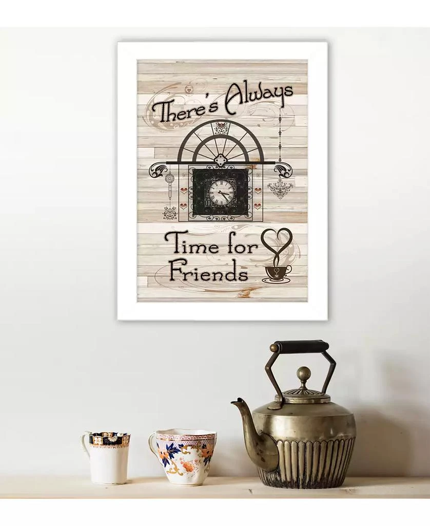商品Trendy Décor 4U|Time for Friends by Millwork Engineering, Ready to hang Framed Print, White Frame, 10" x 14",价格¥291,第2张图片详细描述