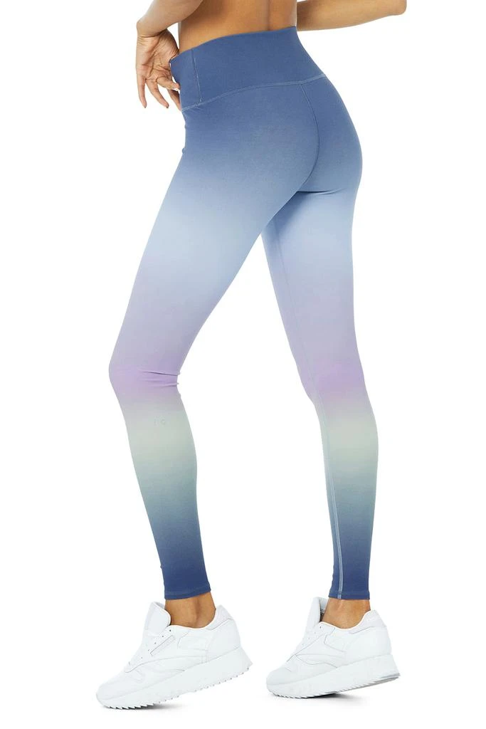 商品Alo|Vapor High-Waist Gradient Dusk Legging - Dusk Sky,价格¥759,第3张图片详细描述