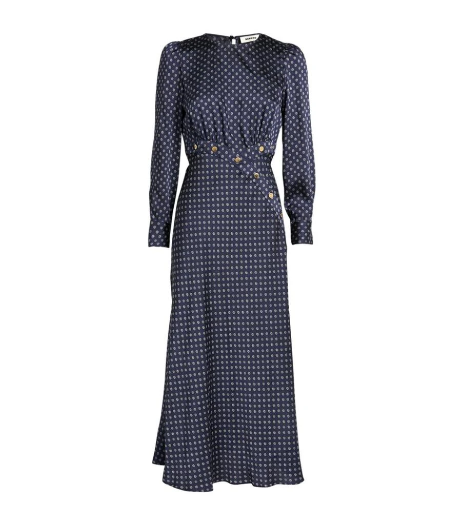 商品Sandro|Polka Dot Midi Dress,价格¥1968,第1张图片