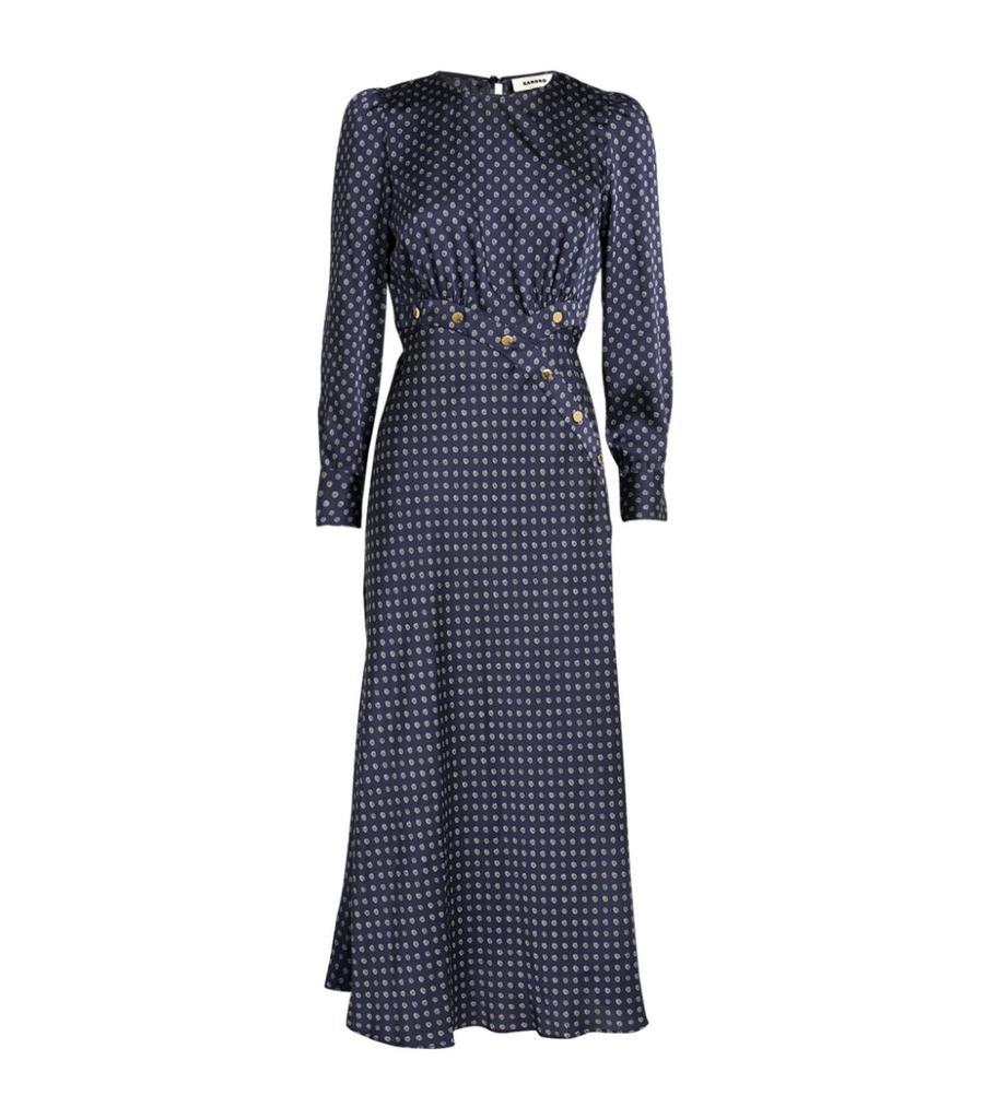 商品Sandro|Polka Dot Midi Dress,价格¥2775,第1张图片