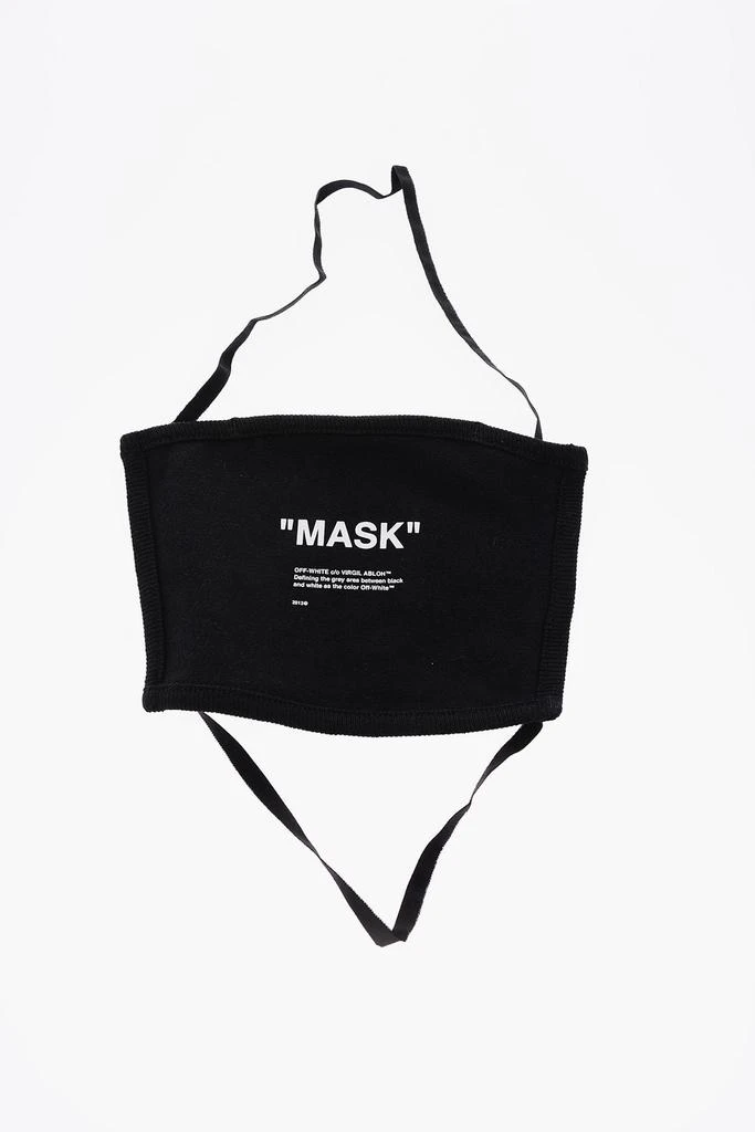 商品Off-White|Off-White solid color QUOTE face mask with print,价格¥510,第1张图片
