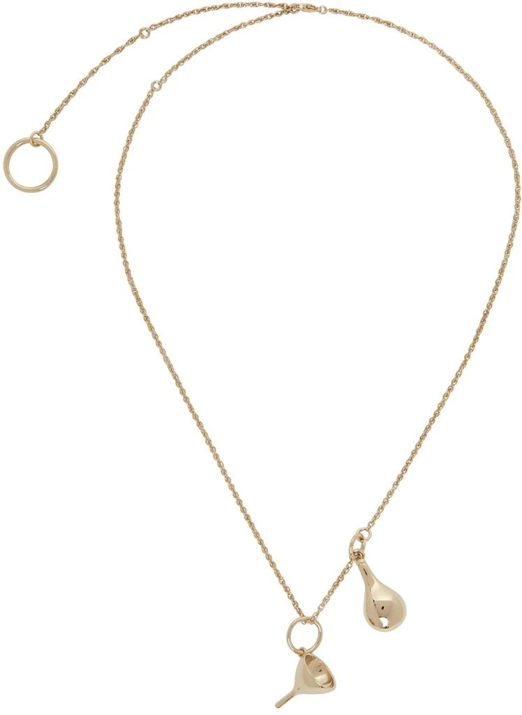 商品Lemaire|Gold Perfume Bottle Pendant Necklace,价格¥4226,第1张图片