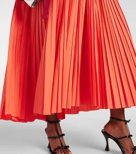 商品ROKSANDA|Calista caped bow-detail plissé midi dress,价格¥13319,第5张图片详细描述