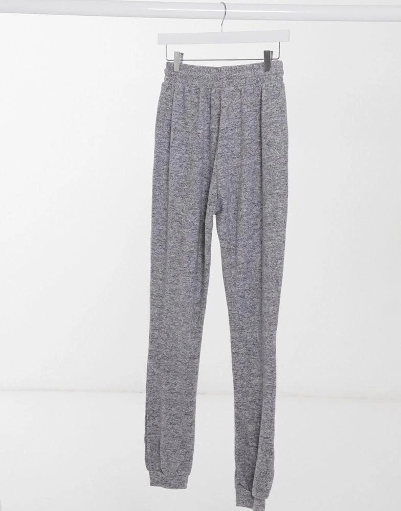 商品ASOS|ASOS DESIGN Tall supersoft slim leg jogger in grey marl,价格¥84,第2张图片详细描述