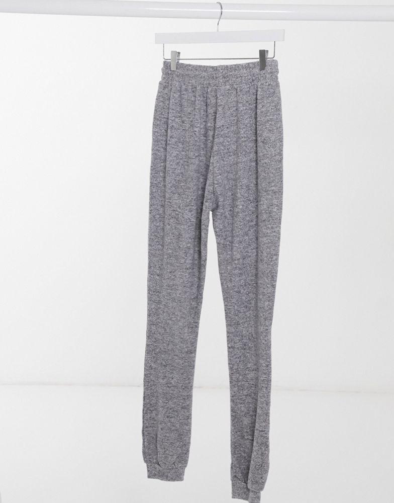 商品ASOS|ASOS DESIGN Tall supersoft slim leg jogger in grey marl,价格¥81,第4张图片详细描述