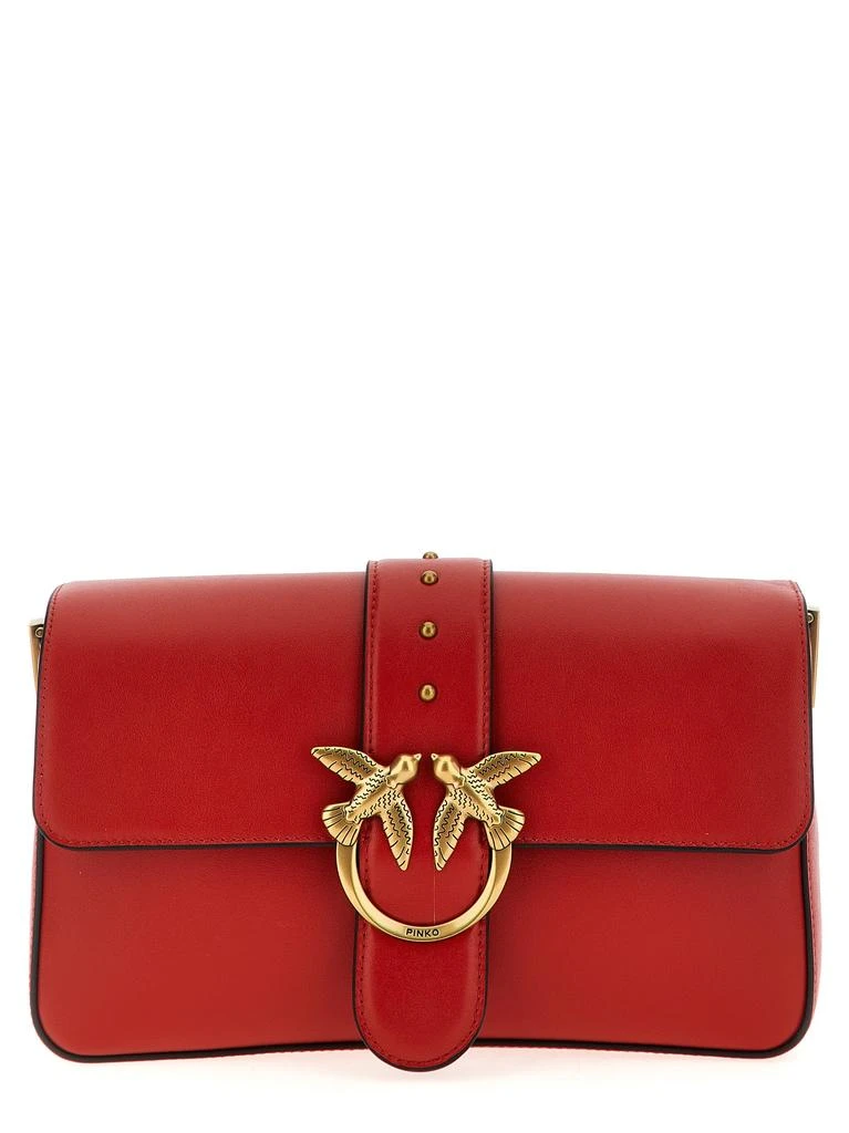 商品PINKO|Love One Classic Crossbody Bags Red,价格¥1785,第1张图片