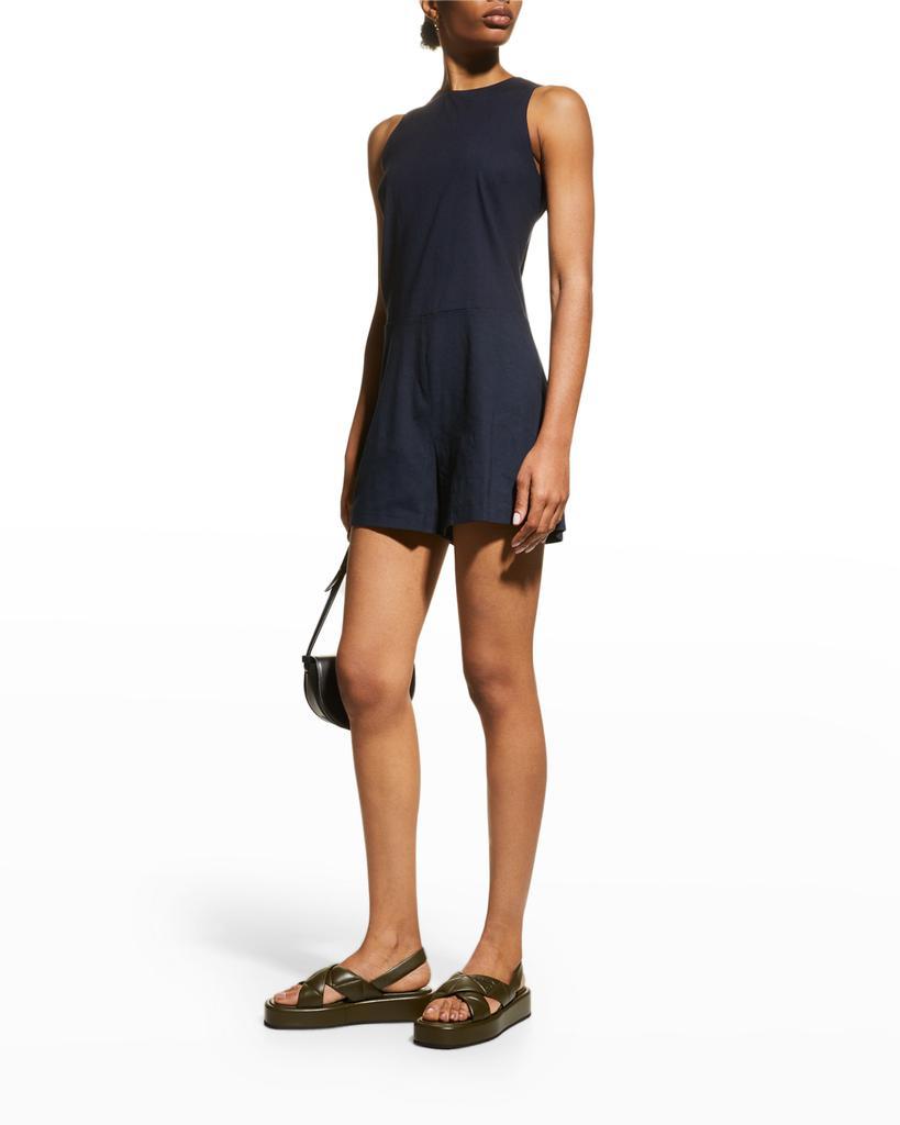商品Vince|Sleeveless Linen Romper,价格¥394,第1张图片