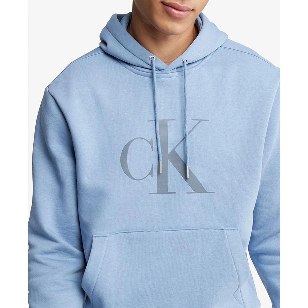 商品Calvin Klein|Men's Monogram Fleece Hoodie,价格¥294,第3张图片详细描述