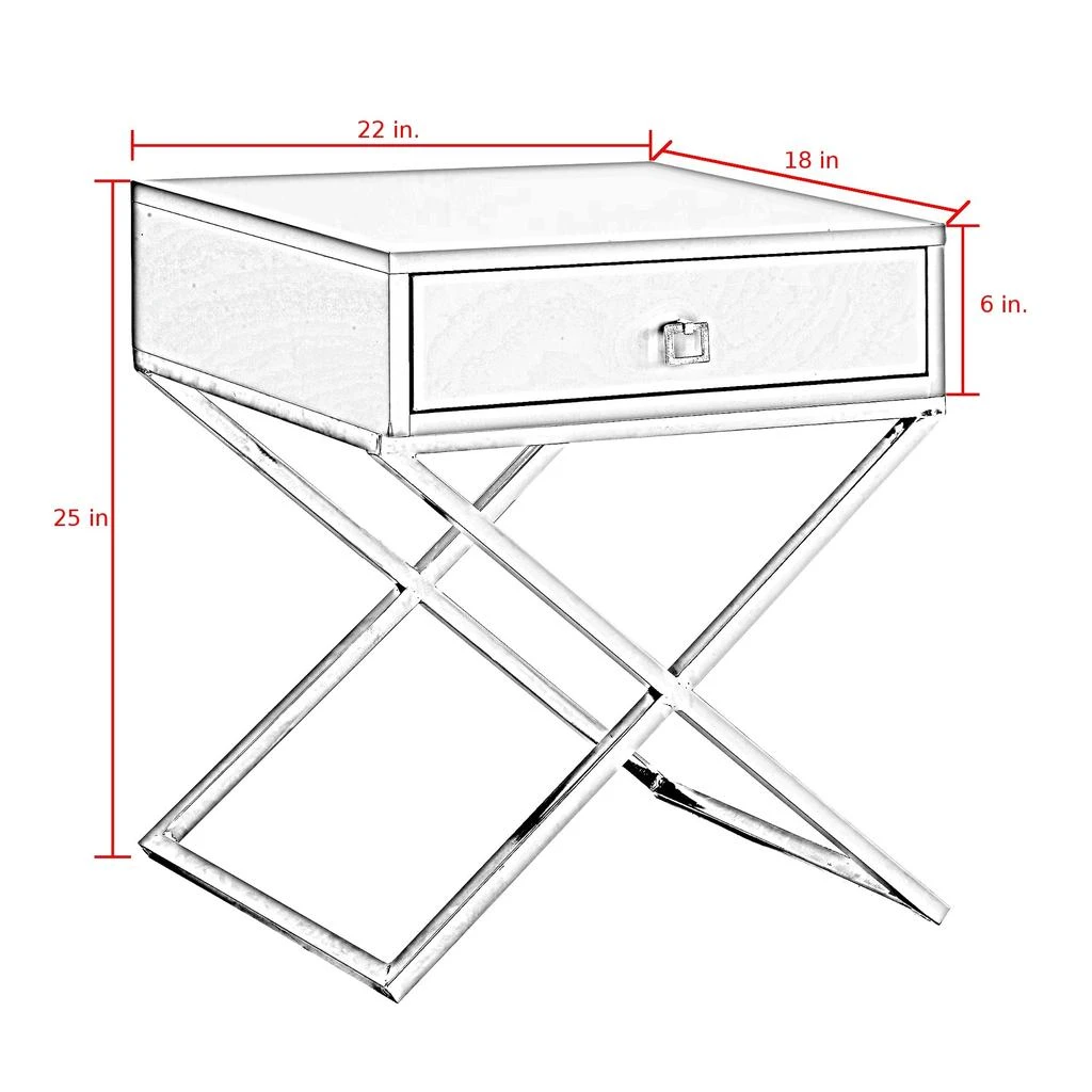 Inspired Home Jesse Side Table 商品