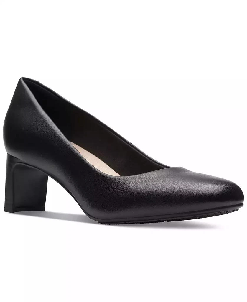 商品Clarks|Women's Kyndall Iris Mid-Heeled Comfort Pumps,价格¥543,第1张图片