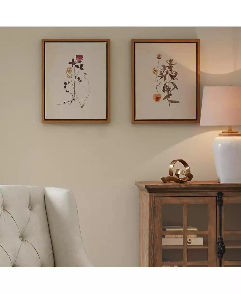 商品Martha Stewart|Martha Stewart French Herbarium Set Framed Linen Canvas 2-Pc Set,价格¥1200,第3张图片详细描述