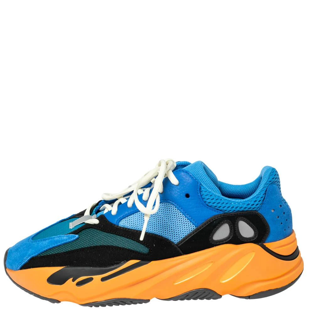 商品YEEZY|Yeezy x Adidas Multicolor Mesh and Suede Boost 700 Wave Runner Sneakers Size 44 2/3,价格¥1864,第2张图片详细描述