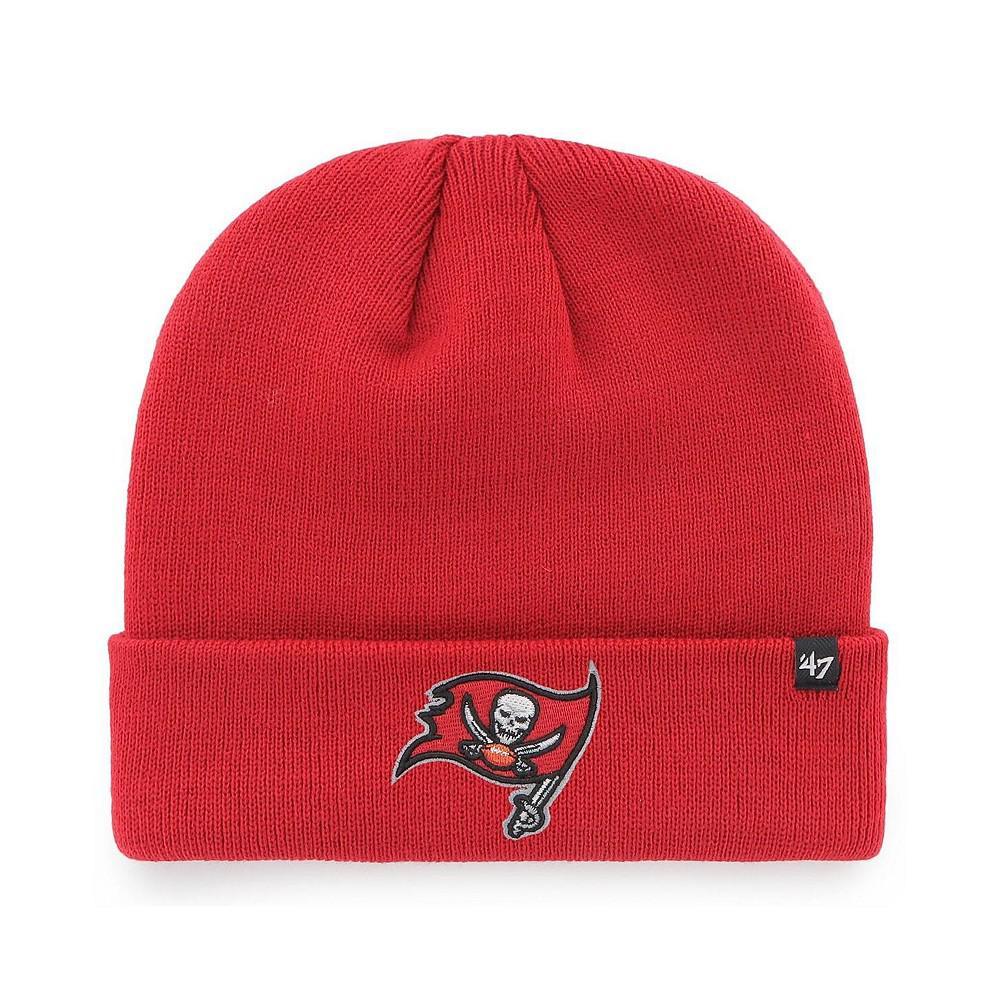商品47 Brand|Men's Red Tampa Bay Buccaneers Secondary Basic Cuffed Knit Hat,价格¥149,第1张图片