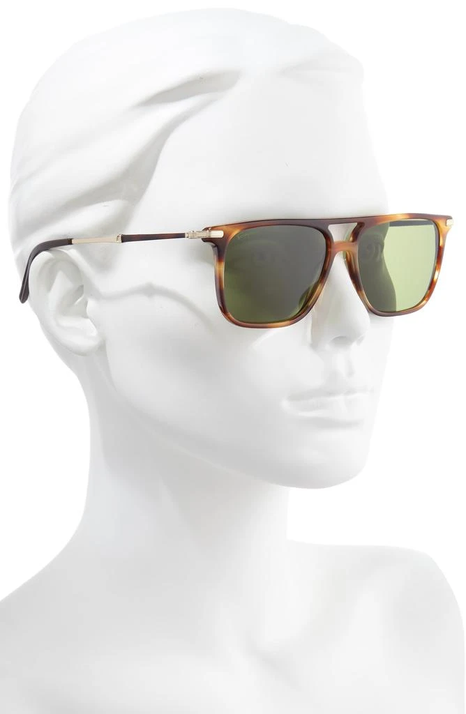 商品Salvatore Ferragamo|Salvatore Ferragamo 57mm Square Sunglasses,价格¥745,第3张图片详细描述