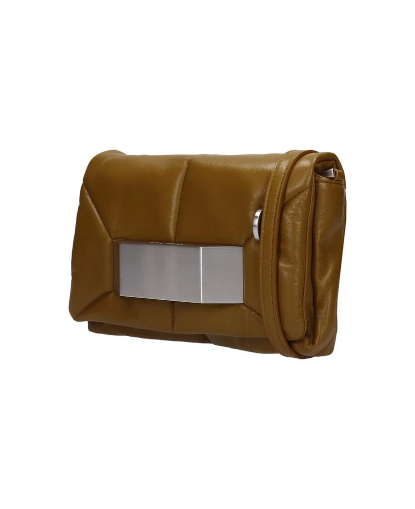 商品Rick Owens|Quilted Griffin Clutch In Brown Leather,价格¥5941,第2张图片详细描述