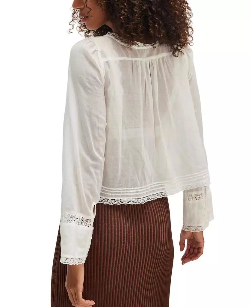 商品Free People|Women's Embroidered Lace Shirt,价格¥722,第2张图片详细描述