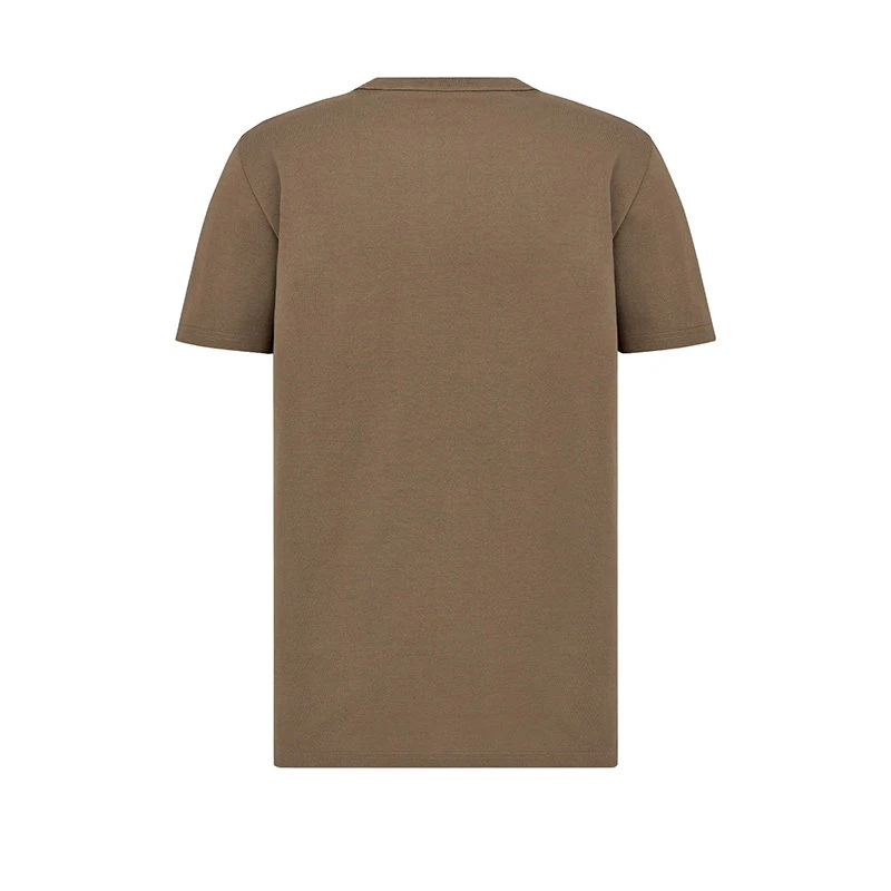 商品Dior|【预售3-7天】DIOR/迪奥 22年春夏新款 男士棕色纯棉CD Icon标志短袖T恤013J600A0677_C781,价格¥4323,第4张图片详细描述