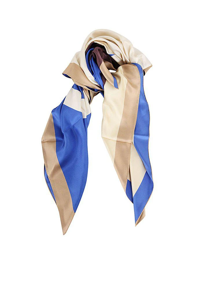 商品Tory Burch|Tory Burch Color-Blocked Double-Sided Scarf,价格¥1983,第1张图片