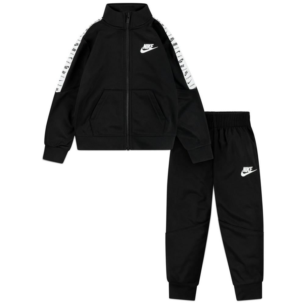 Toddler Boys Futura Taping Tricot Jacket and Joggers, 2 Piece Set商品第1张图片规格展示