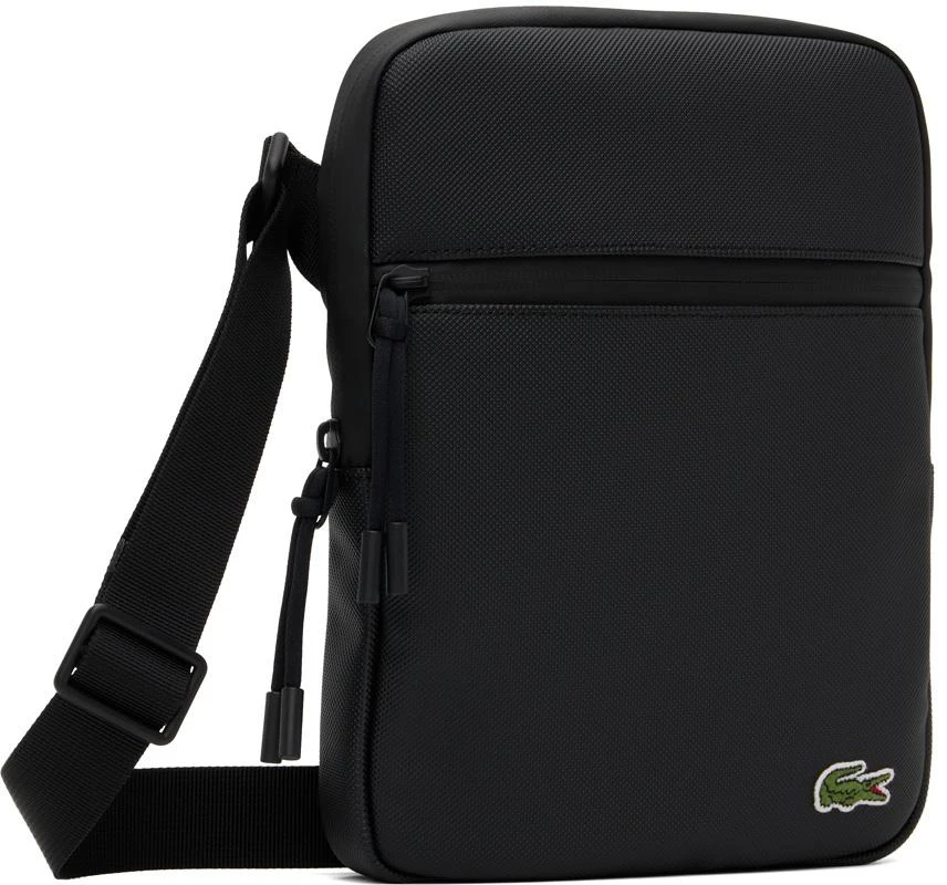 商品Lacoste|Black Embroidered Crossbody Bag,价格¥511,第2张图片详细描述