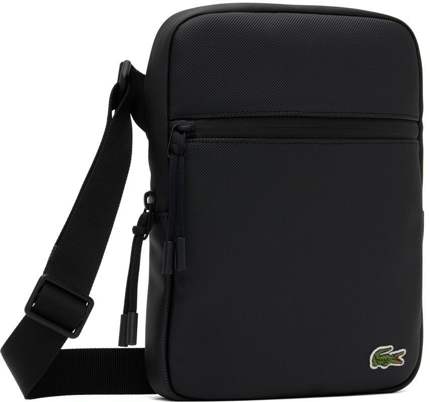 商品Lacoste|Black Embroidered Crossbody Bag,价格¥723,第4张图片详细描述