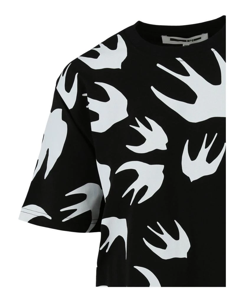 商品Alexander McQueen|Swallows Printed T-Shirt,价格¥797,第3张图片详细描述