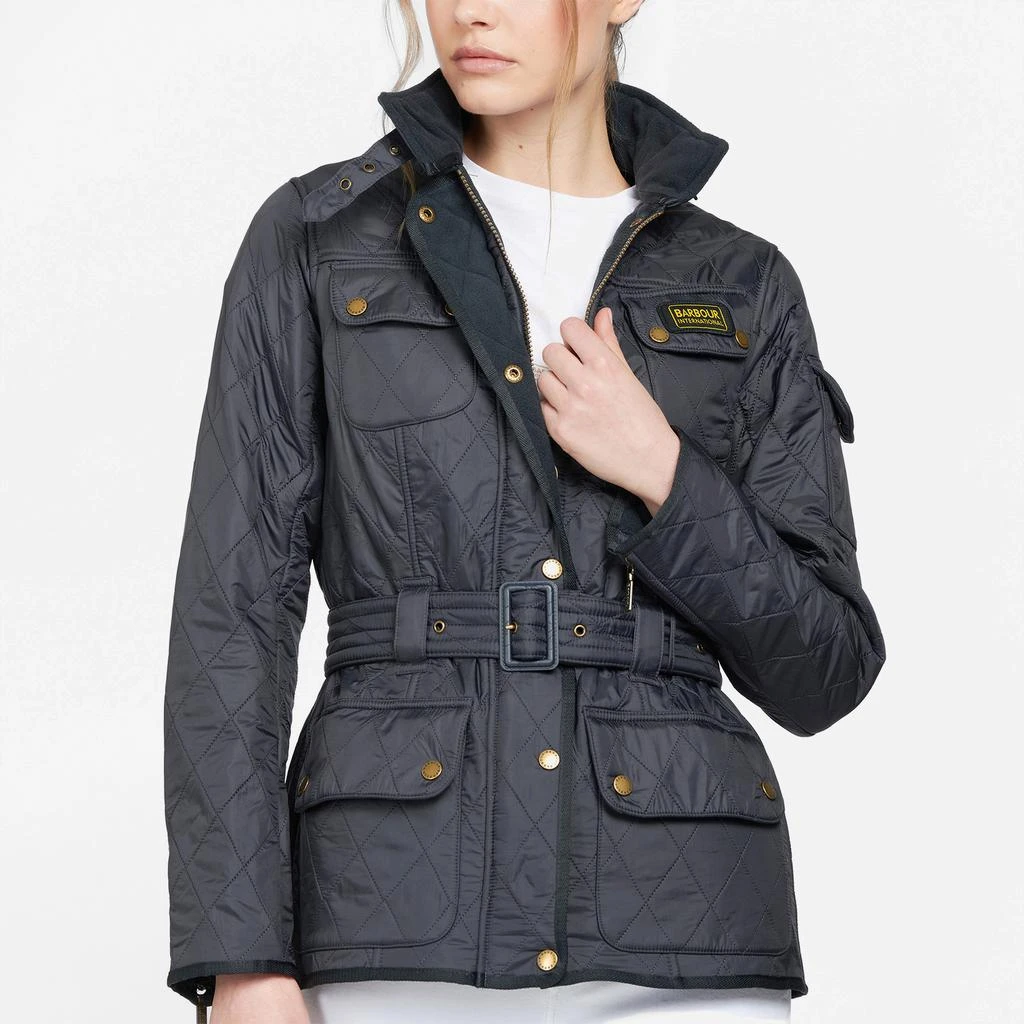 商品Barbour|Barbour International Women's Polarquilt Jacket - Navy,价格¥1582,第1张图片