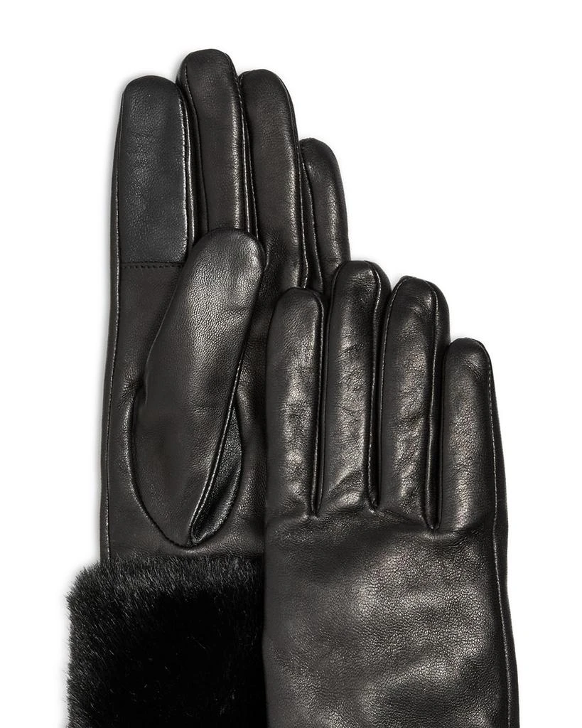 Cashmere Lined Cuffed Leather Tech Gloves - Exclusive 商品