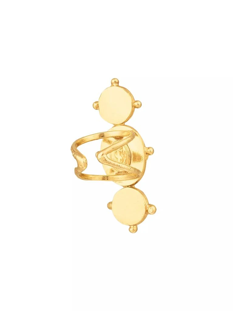 商品Sylvia Toledano|Cleo 22K-Gold-Plated, Amethyst & Green Onyx Ring,价格¥2061,第4张图片详细描述