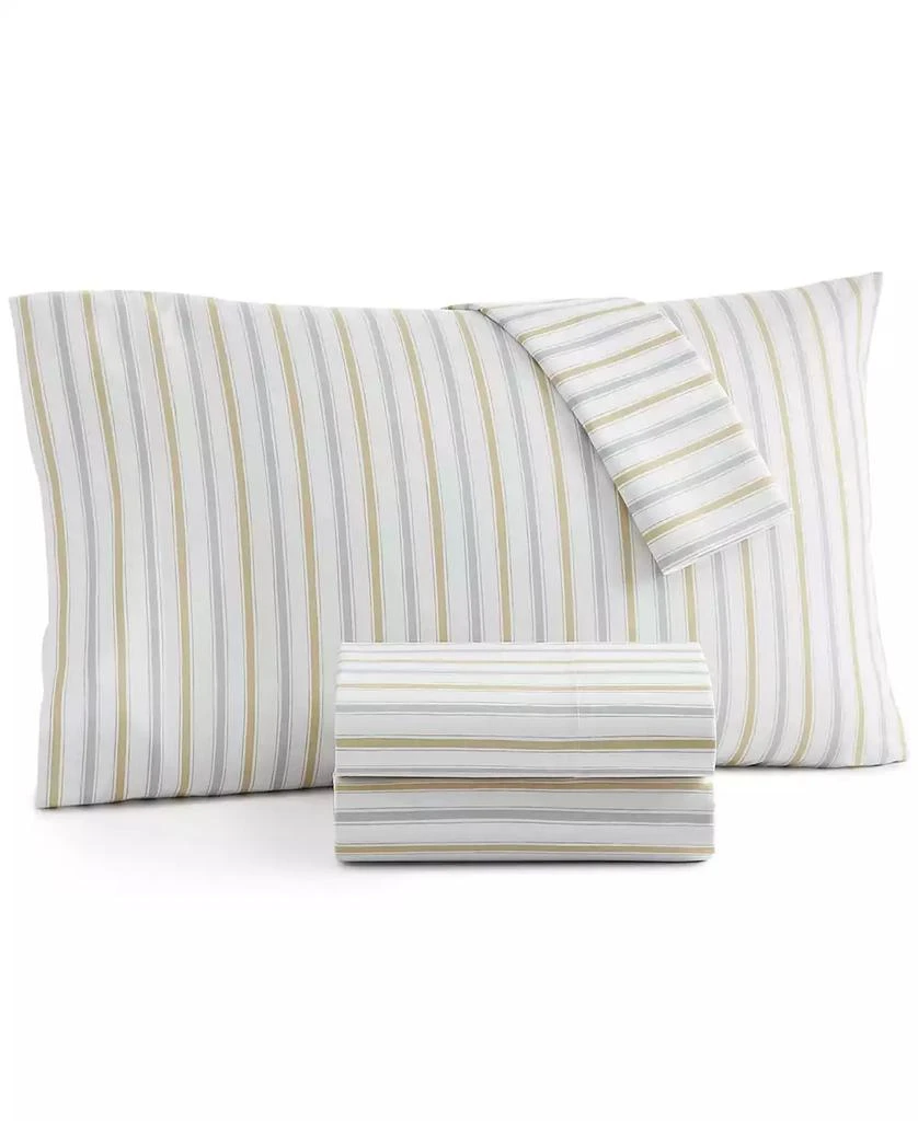 商品Martha Stewart|Home Design Easy Care Printed Microfiber 3-Pc. Sheet Set, Twin XL, Exclusively at Macy’s,价格¥104,第1张图片