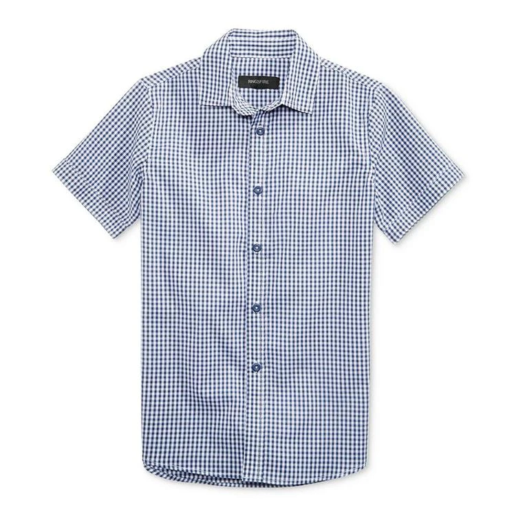 商品Ring of Fire|Clifton Poplin Shirt, Big Boys (8-20), Created for Macy's,价格¥66,第1张图片