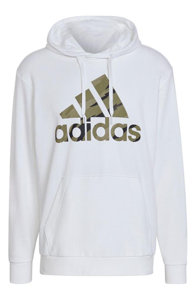 商品Adidas|Men's Essentials Tiger Camo Logo Pullover Hoodie,价格¥335,第1张图片