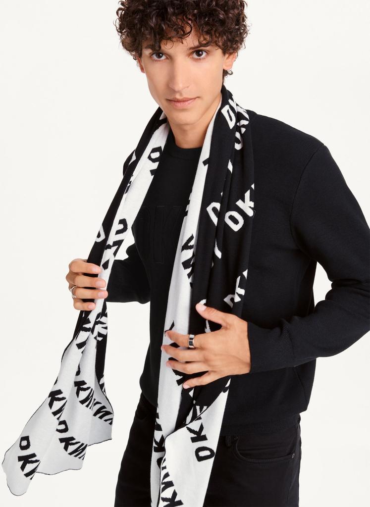 商品DKNY|Allover Logo Scarf,价格¥592,第1张图片