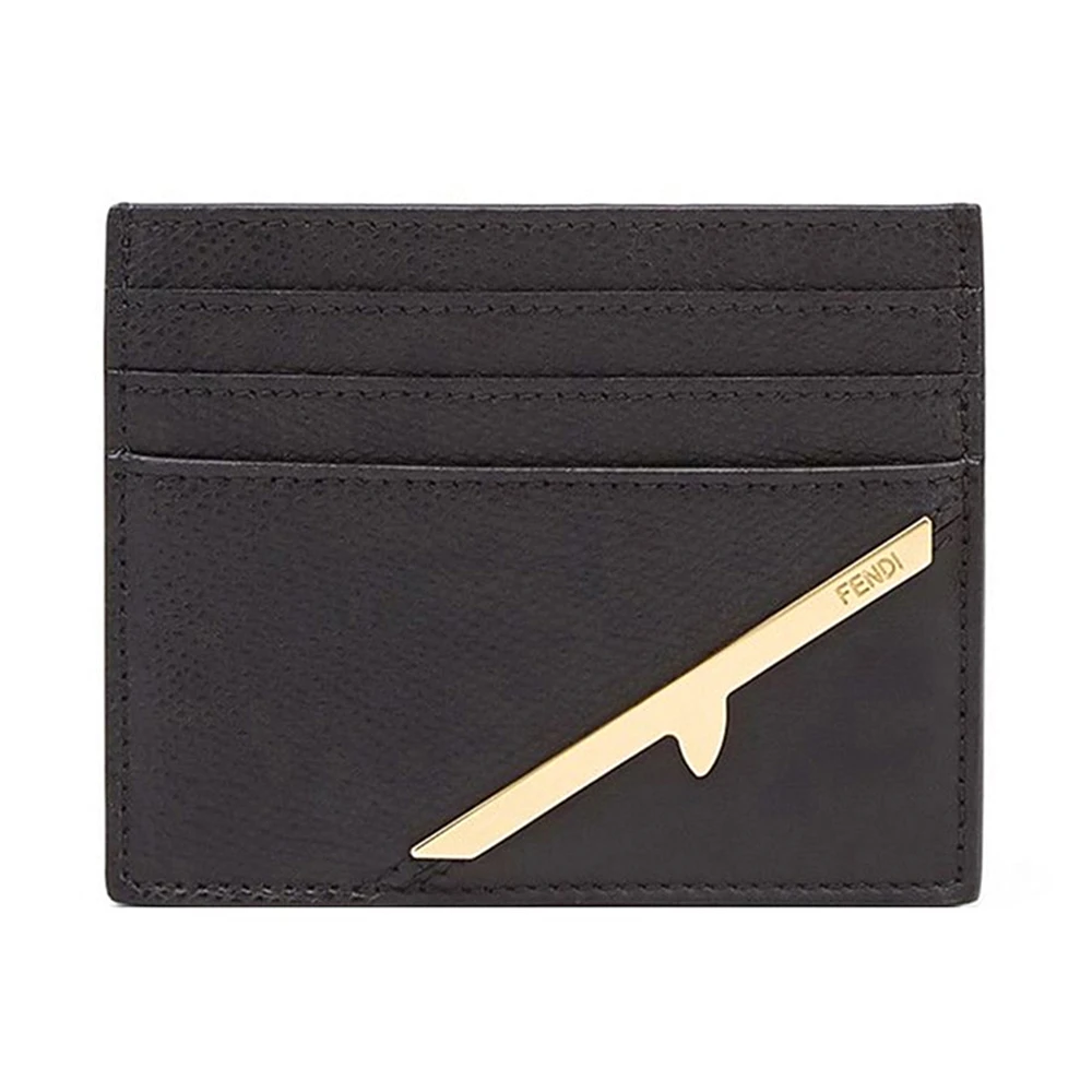 商品Fendi|FENDI 男士黑色皮革卡夹 7M0164-AC92-F0KUR,价格¥2120,第1张图片