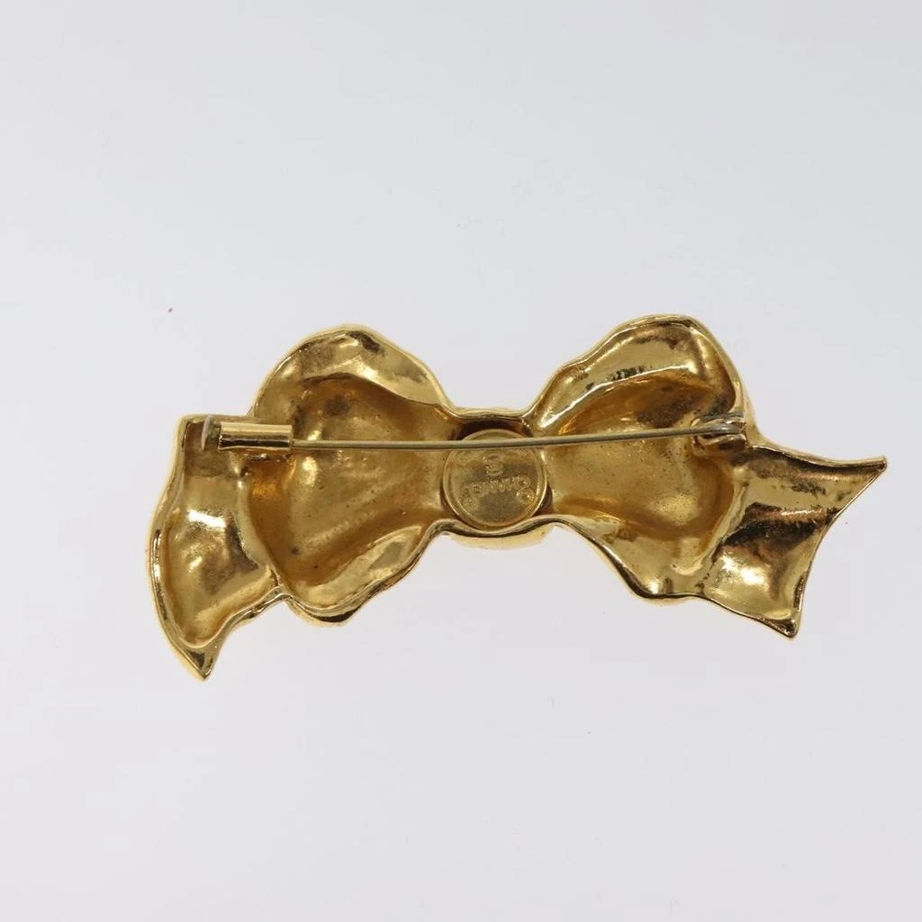 商品[二手商品] Chanel|Vintage Cc Bow Brooch Felt With Faux Pearls Metal Brooch Jewelry (Pre-Owned),价格¥5957,第2张图片详细描述