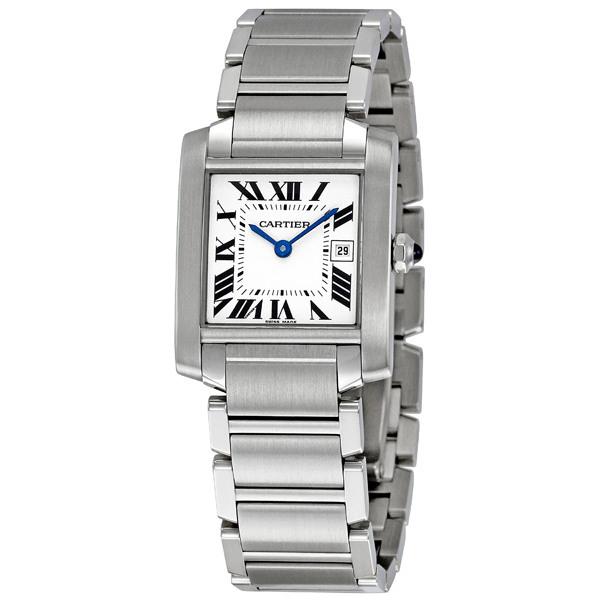 Cartier Tank Francaise Unisex Quartz Watch W51011Q3商品第1张图片规格展示